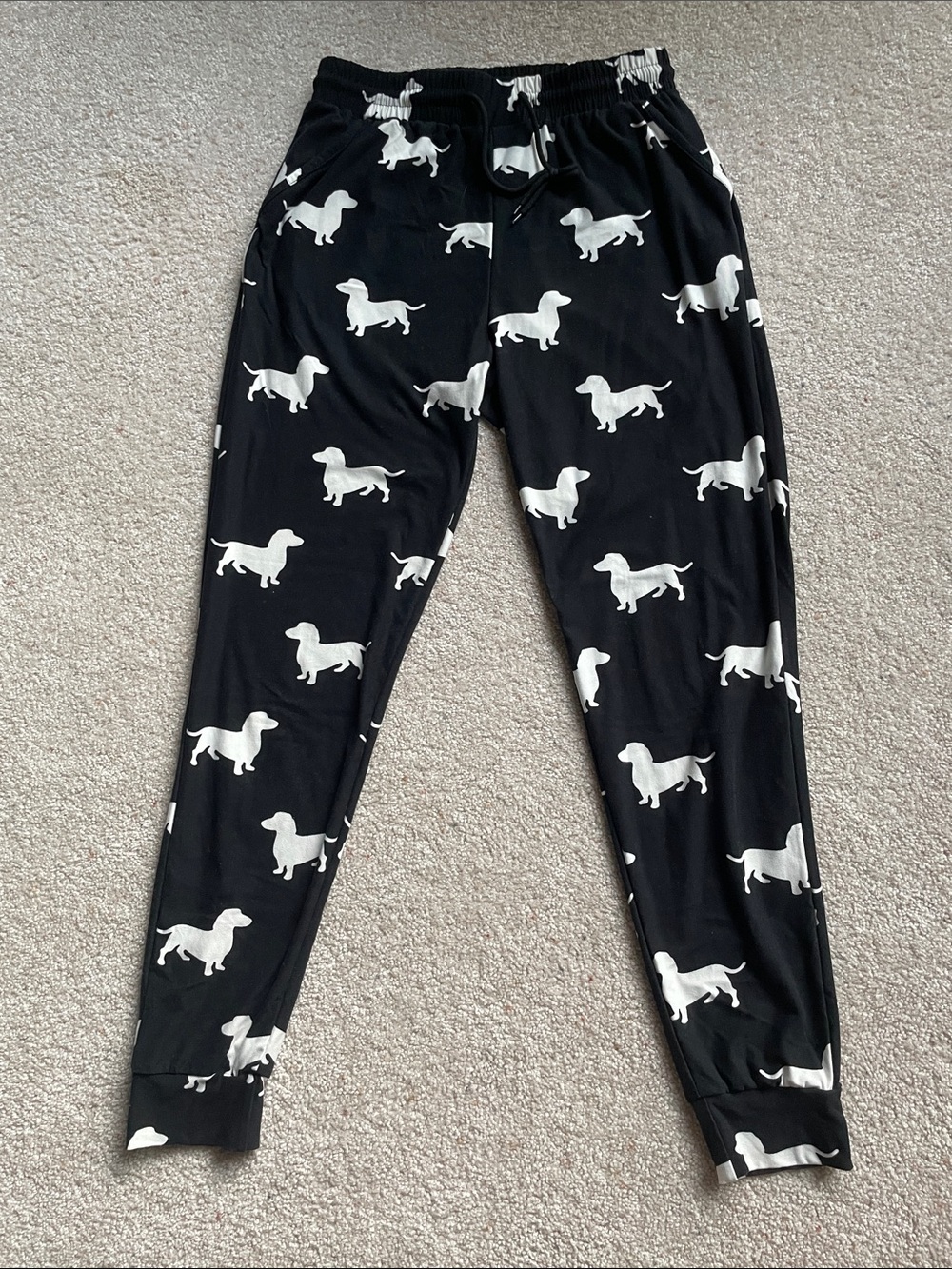 Women’s Dachshund Print Jogger Pants